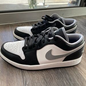 Jordan 1 Low Black White Grey